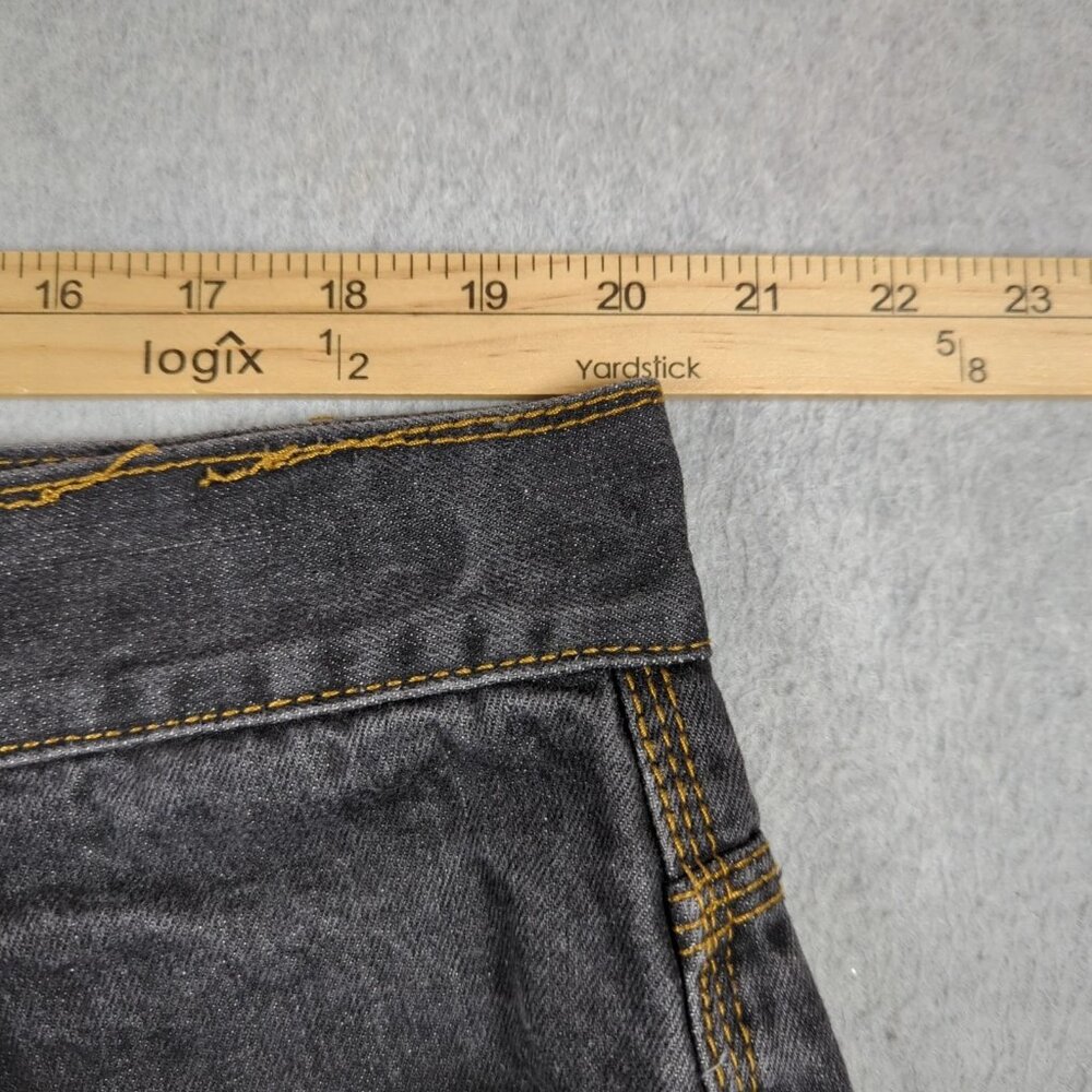 Coogi Jeans Mens 42x34 (Actual 40x32) Black Embroidered Baggy Hip Hop Y2K - Picture 6 of 11